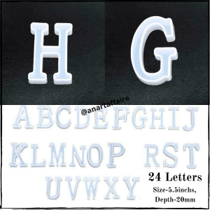 5.5inchs Alphabet Mould