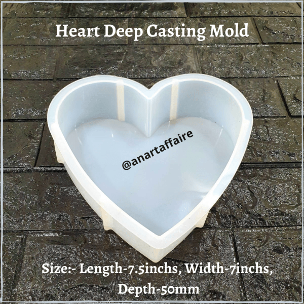 Heart Deep Casting Mold