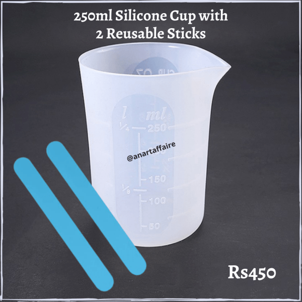 Reusable Silicone Measure Cup | 250ml Measuring Cup