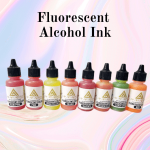 Fluorescent Alcohol Ink Set Of 8 Colors