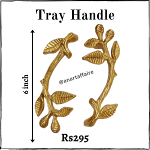 Leaf Design Tray Handle