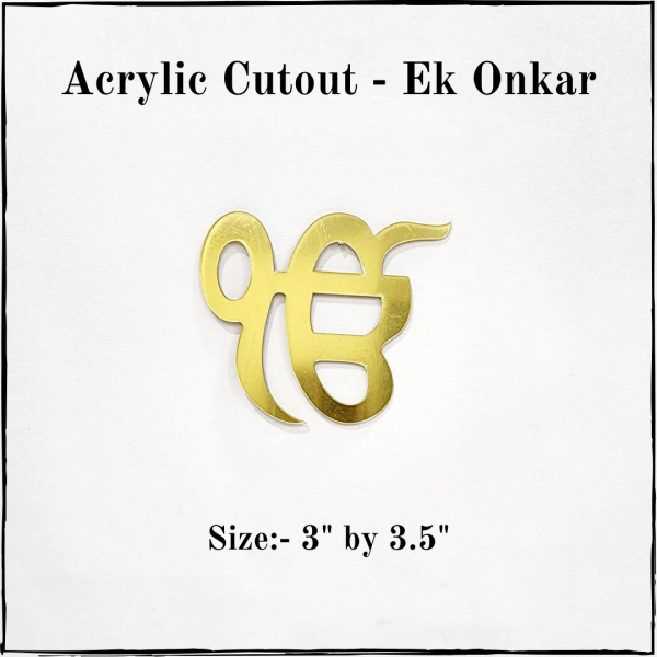 Acrylic Cutout - Ek Onkar