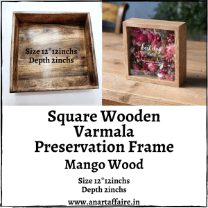 CASTING FRAME, Square Wooden Tray for Vermala Preservation