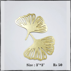 Acrylic Cutout - Ginkgo Leaf (Gold)