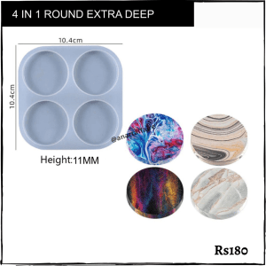 4 in 1 Round Extra Deep Mold