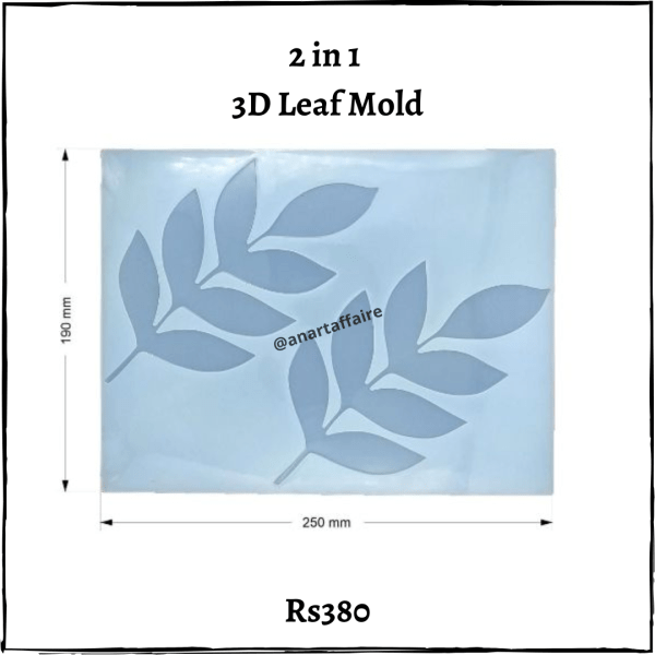 2 in 1 3D Leaf Mold