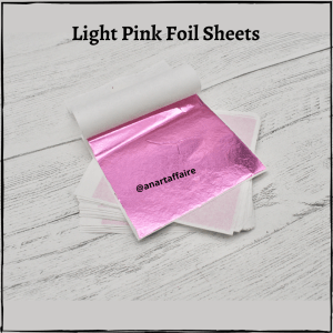 Light Pink Foil Sheets
