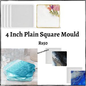 4 Inch Plain Square Mould