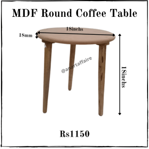 MDF Round Coffee Table