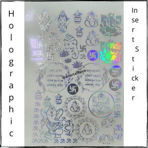 Holographic Insert Sticker A5