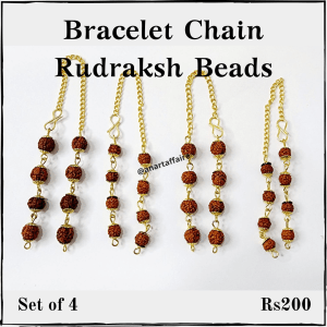 Bracelet Chain Rudraksh Beads