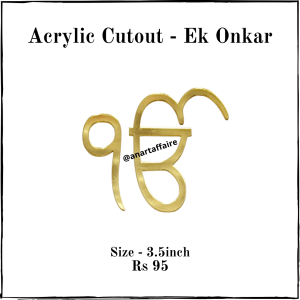 Acrylic Cutout - Ek Onkar